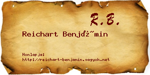 Reichart Benjámin névjegykártya